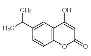 4-HYDROXY-6-ISOPROPYL-2H-CHROMEN-2-ONE Structure