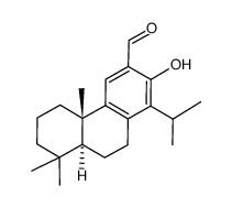 3-Phenanthrenecarboxaldehyde, 4b,5,6,7,8,8a,9,10-octahydro-2-hydroxy-4b,8,8-trimethyl-1-(1-methylethyl)-, (4bS,8aS)- picture