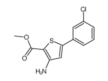 3-Amino-5-(3-chloro-phenyl)-thiophene-2-carboxylic acid methyl ester picture