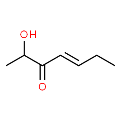 4-Hepten-3-one, 2-hydroxy-, (4E)- (9CI) structure