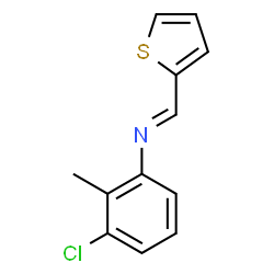 (3-chloro-2-methylphenyl)(2-thienylmethylene)amine picture