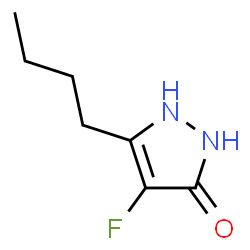 3H-Pyrazol-3-one,5-butyl-4-fluoro-1,2-dihydro-(9CI)结构式