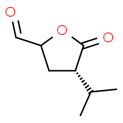 L-glycero-Penturonic acid, 3,4-dideoxy-4-(1-methylethyl)-, gamma-lactone, (2Xi)- (9CI) Structure