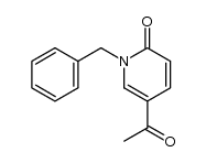 5-acetyl-1-benzyl-1H-pyridin-2-one Structure