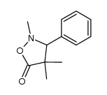 2,4,4-trimethyl-3-phenylisoxazolidin-5-one Structure