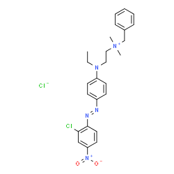 benzyl[2-[[4-[(2-chloro-4-nitrophenyl)azo]phenyl]ethylamino]ethyl]dimethylammonium chloride picture