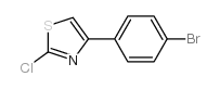 2-氯-4-(4-溴苯基)噻唑结构式