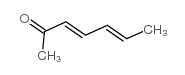 2,4-Heptadien-6-one (stabilized with HQ) Structure