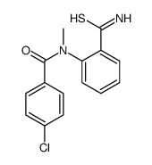 N-(2-carbamothioylphenyl)-4-chloro-N-methylbenzamide结构式