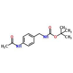 2-Methyl-2-propanyl (4-acetamidobenzyl)carbamate Structure