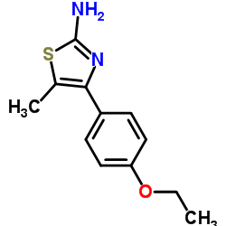 4-(4-Ethoxy-phenyl)-5-methyl-thiazol-2-ylamine Structure