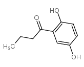 1-Butanone,1-(2,5-dihydroxyphenyl)-结构式