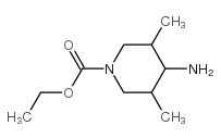 1-Piperidinecarboxylicacid,4-amino-3,5-dimethyl-,ethylester(9CI) Structure