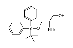 (2S)-2-amino-3-[tert-butyl(diphenyl)silyl]oxypropan-1-ol结构式