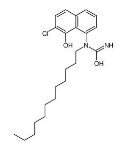 (9CI)-N-(7-氯-8-羟基-1-萘)-N-十二基-脲结构式