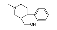 [(3S,4S)-1-methyl-4-phenylpiperidin-3-yl]methanol Structure