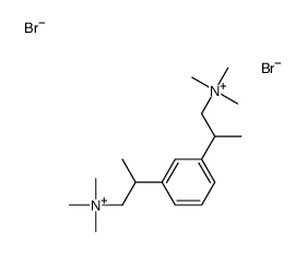 trimethyl-[2-[3-[1-(trimethylazaniumyl)propan-2-yl]phenyl]propyl]azanium,dibromide结构式