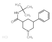 1-methyl-5-phenyl-N-tert-butyl-piperidine-3-carboxamide hydrochloride picture