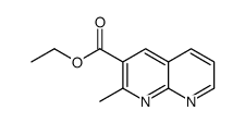 ethyl 2-methyl-1,8-naphthyridine-3-carboxylate结构式