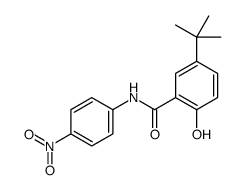 5-tert-butyl-2-hydroxy-N-(4-nitrophenyl)benzamide Structure