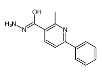 2-methyl-6-phenylpyridine-3-carbohydrazide Structure