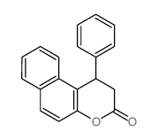 3H-Naphtho[2,1-b]pyran-3-one, 1,2-dihydro-1-phenyl- structure