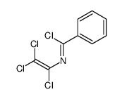 N-(1,2,2-trichloroethenyl)benzenecarboximidoyl chloride结构式