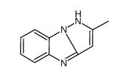 1H-Pyrazolo[1,5-a]benzimidazole,2-methyl-(9CI) structure