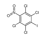 1,2,4,5-tetrachloro-3-iodo-6-nitrobenzene Structure