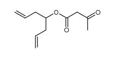 1,6-heptadien-4-yl acetoacetate结构式