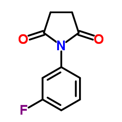 N-(3-FLUOROPHENYL)SUCCINIMIDE Structure