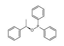 (1R)-(1-phenylethoxy)(diphenyl)phosphine Structure