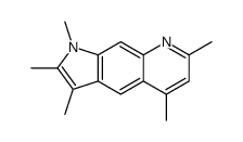 1,2,3,5,7-pentamethylpyrrolo[3,2-g]quinoline Structure