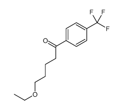 5-ethoxy-1-[4-(trifluoromethyl)phenyl]pentan-1-one Structure