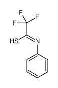 2,2,2-trifluoro-N-phenylethanethioamide Structure