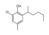 2-chloro-6-hexan-2-yl-4-methylphenol Structure