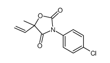 3-(4-chlorophenyl)-5-ethenyl-5-methyl-1,3-oxazolidine-2,4-dione Structure