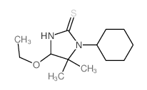 1-cyclohexyl-4-ethoxy-5,5-dimethyl-imidazolidine-2-thione picture