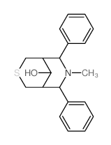 7-methyl-6,8-diphenyl-3-thia-7-azabicyclo[3.3.1]nonan-9-ol picture