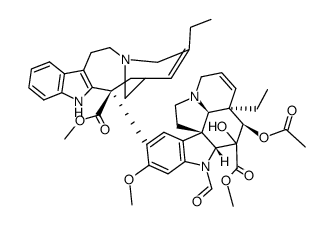 3',4'-脱水长春新碱二酒石酸酯结构式