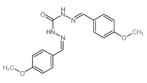 Carbonic dihydrazide,bis[(4-methoxyphenyl)methylene]- (9CI) picture