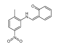 (6E)-6-[(2-methyl-5-nitroanilino)methylidene]cyclohexa-2,4-dien-1-one Structure