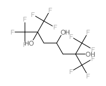 1,1,1,7,7,7-hexafluoro-2,6-bis(trifluoromethyl)heptane-2,4,6-triol结构式