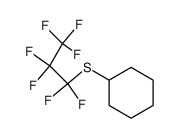 heptafluoro-n-propyl cyclohexyl sulfide结构式