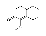 4,4a,5,6,7,8-hexahydro-1-methoxy-2(3H)-naphthalenone Structure