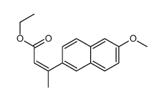 ethyl 3-(6-methoxynaphthalen-2-yl)but-2-enoate Structure