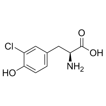 3-Chloro-L-tyrosine Structure