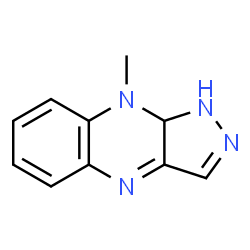 1H-Pyrazolo[3,4-b]quinoxaline,9,9a-dihydro-9-methyl-(9CI)结构式