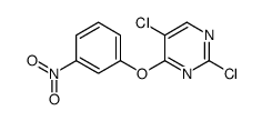 2,5-二氯-4-(3-硝基苯氧基)嘧啶结构式