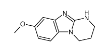 methoxy-8 tetrahydro-1,2,3,4 pyrimido-[1,2-a]-benzimidazole Structure